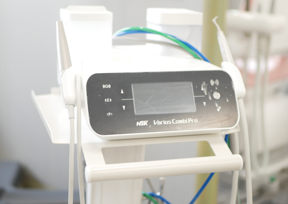 エアフローを用いたパウダークリーニング